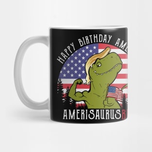 Amerisaurus Rex Funny Dinosaur Mug